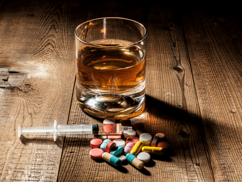 Middelengebruik bij verward gedrag.